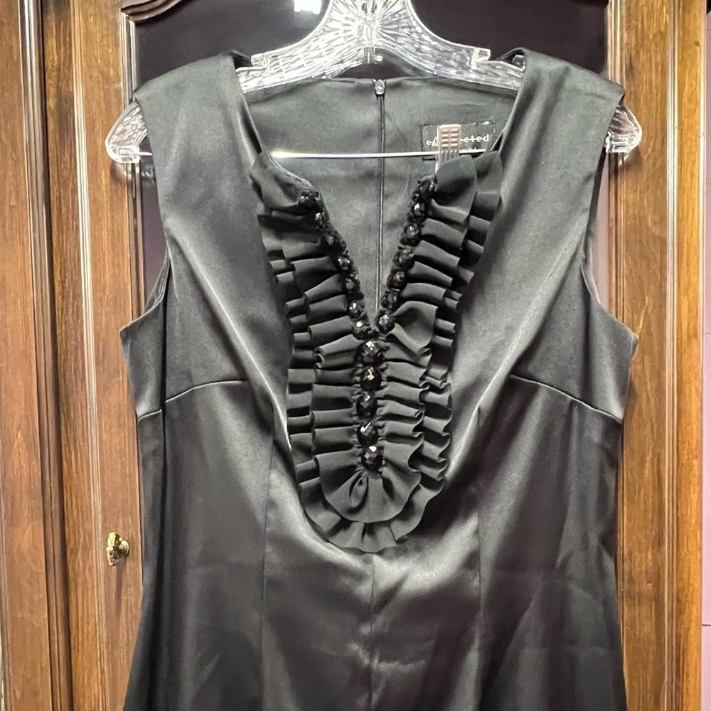 Connected Black Sz 10 Black Dress